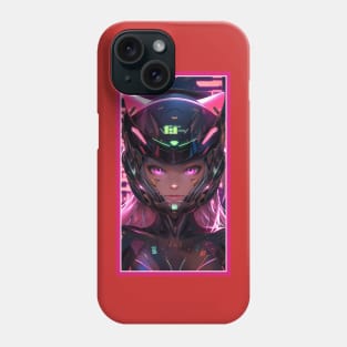 Anime Race Girl | Special Anime Artwork | Pink Red Black Blue Chibi Manga Anime Art Phone Case