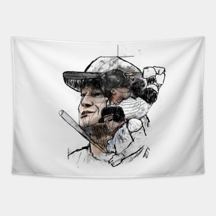 Clint Frazier on Sketch Art Tapestry