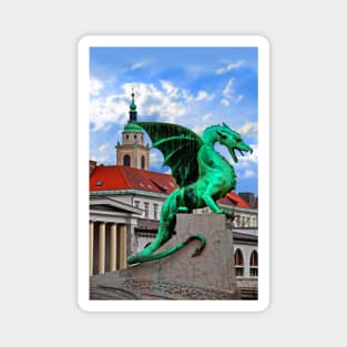 Dragon Bridge, Ljubljana, Slovenia Magnet