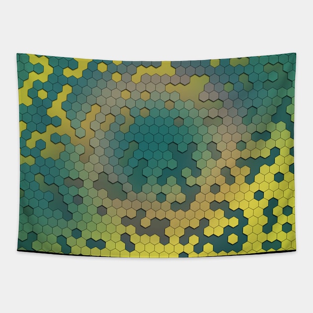 Beehive Pattern 7 Tapestry by Wavey's