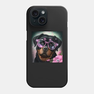 Fashionable Rottweiler Phone Case