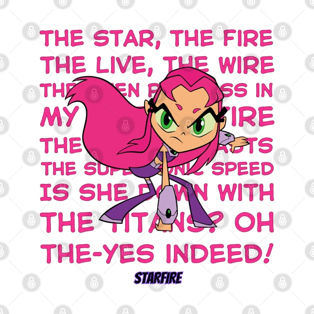 Teen Titans Go To The Movies - Starfire by THINK. DESIGN. REPEAT.