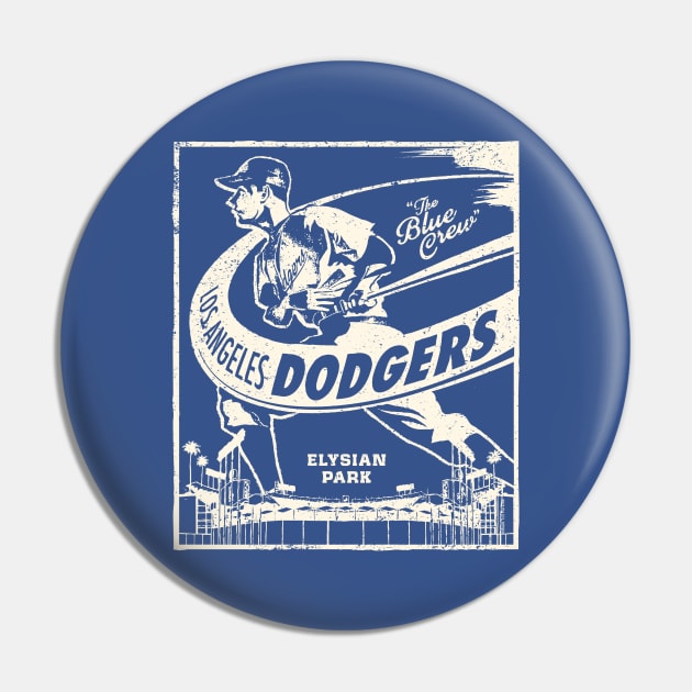 Vintage Dodger Batter by Buck Tee Pin by Buck Tee