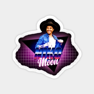 NIKO MOON - Music style Design 80's Magnet