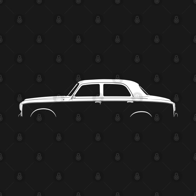 Peugeot 403 Silhouette by Car-Silhouettes