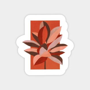 Abstract Leaves I Magnet