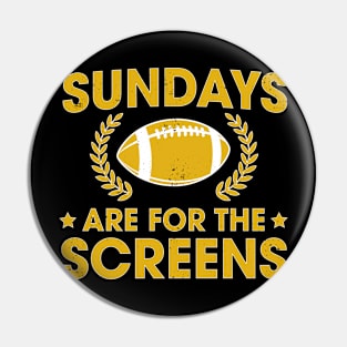 Funny Sundays are for the Screens Fantasy Football Pin