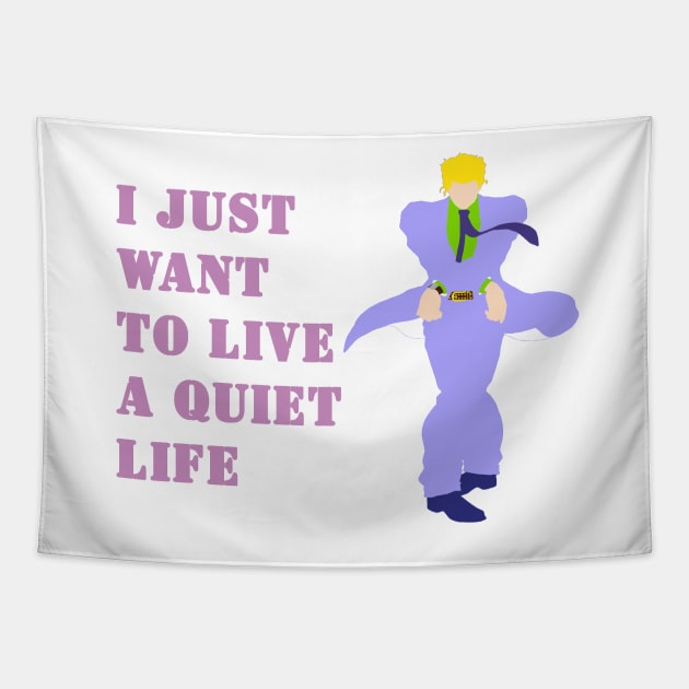 Yoshikage Kira Quiet Life Tapestry by Letters45