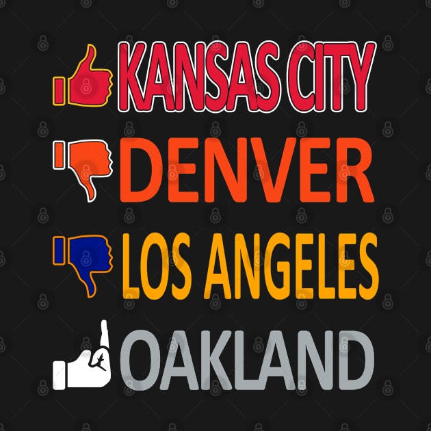 Kansas City Pro Football - Funny West Rankings by FFFM