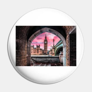 London Photography Big Ben Pink Pin