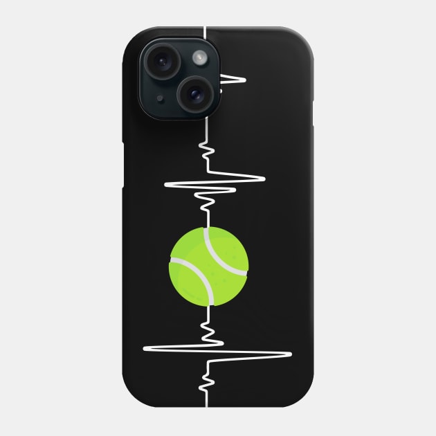 Tennis Love Phone Case by CreativeShirt