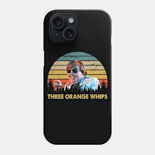 Three Orange Whips Vintage Phone Case