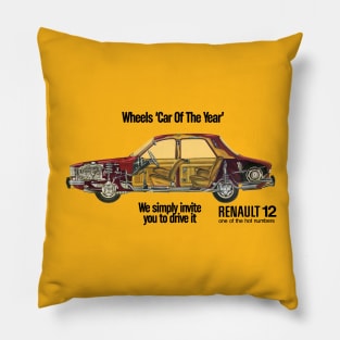 RENAULT 12 - advert Pillow