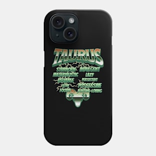 Taurus Retro 90s Band Zodiac Birthday Traits Lightning Phone Case