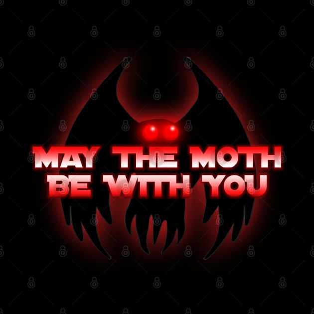 Mothman Be With You (RED) by theartofron