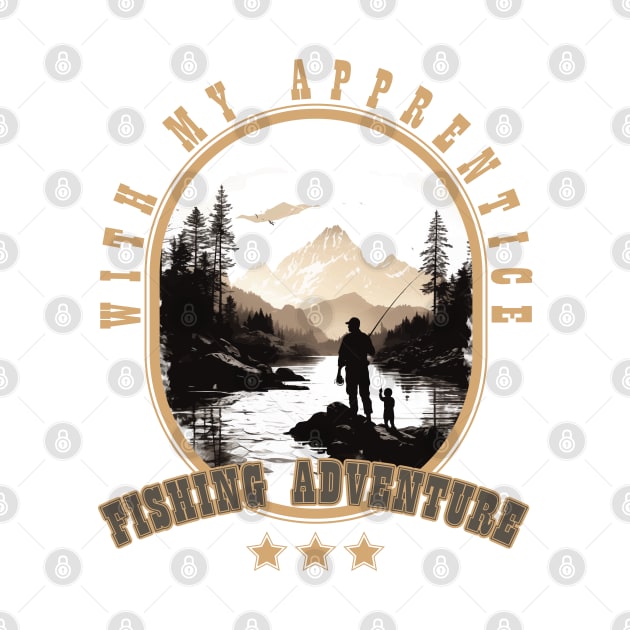 Father and Son Fishing Adventure, Fishing with my Apprentice by VoluteVisuals