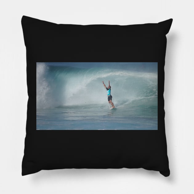 Mick Fanning Wins Third World Title Pillow by Sky Studio Hawaii