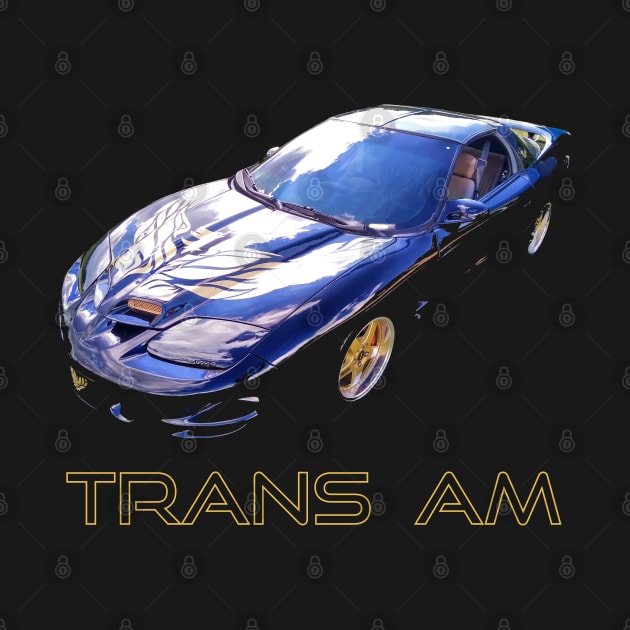 Trans Am - 4th Gen - Black & Gold - Bird by MotorPix