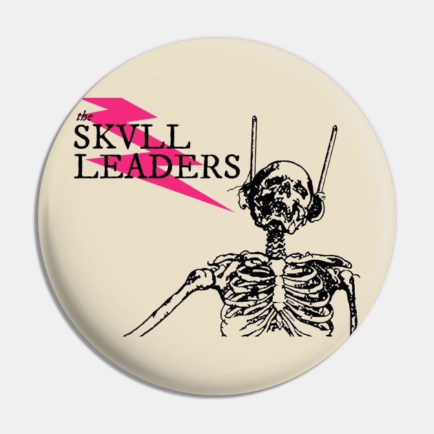 The Skull Leaders Pin by HauntedRobotLtd