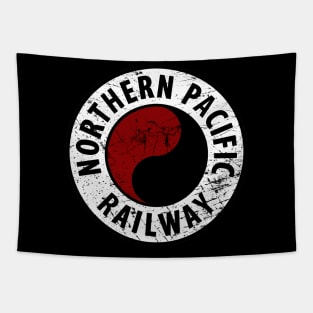 Distressed Northern Pacific Railway Tapestry