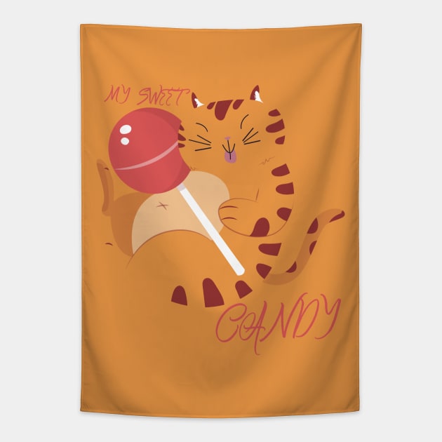 My sweet Candy Tapestry by CatCoconut-Art