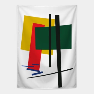 Geometric Abstract Malevic #6 Tapestry