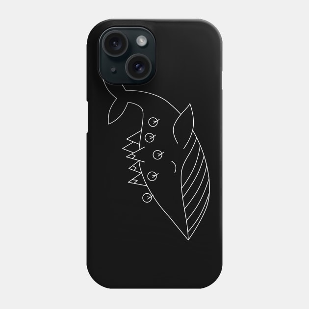 Space Whale Night in the woods Phone Case by MigiDesu