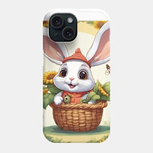 Whimsical Hoppings: Bunny Bliss Phone Case