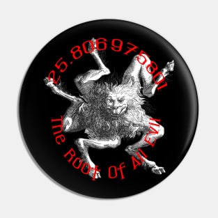 25.806975801 The Demonic Root Of All Evil Math Geek Fun Pin