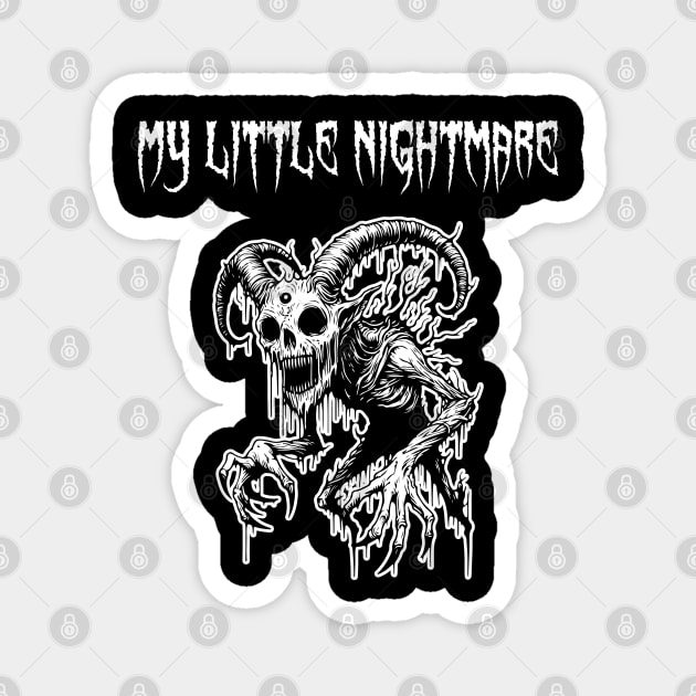 My Little Nightmare 40 Magnet by Grave Digs