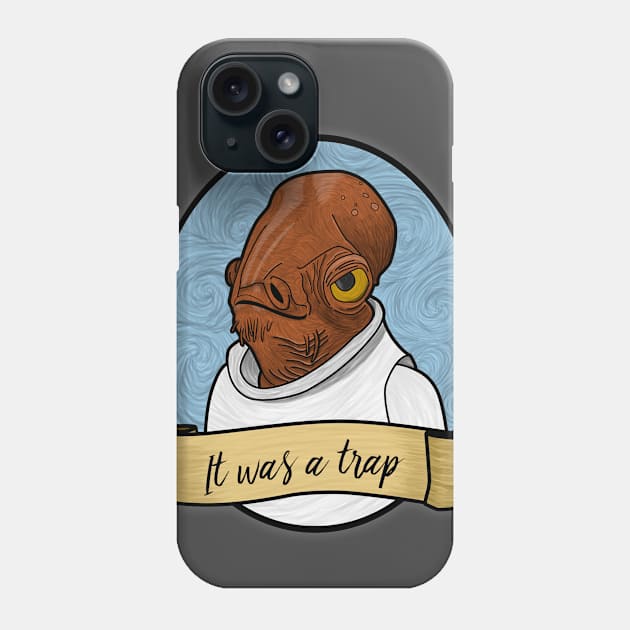 It was a trap Phone Case by MrDevelover