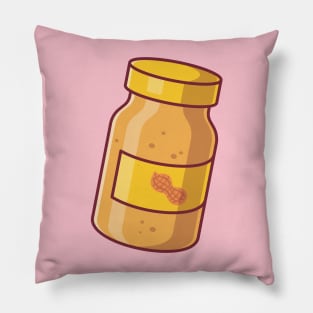 Floating Peanut Jam Cartoon Pillow