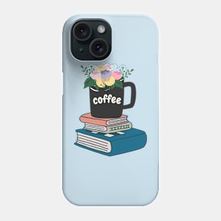 Floral coffee lover Phone Case