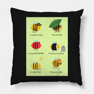 Types of bee Pillow