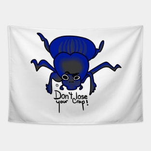 Anger management dung beetle Tapestry