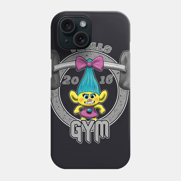 Trolls Gym Phone Case by MarianoSan