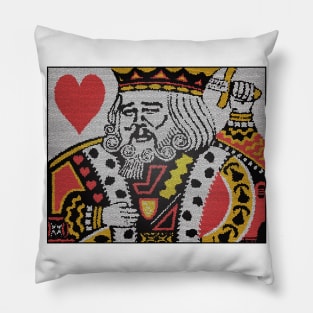 Leonardo Dicaprio laughing meme (King Card) Pillow