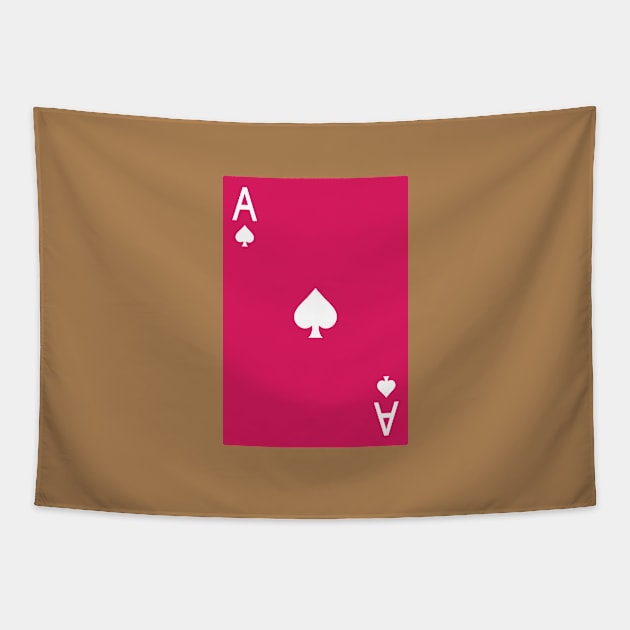 Gambit Playing Card Tapestry by Minimalist Heroes