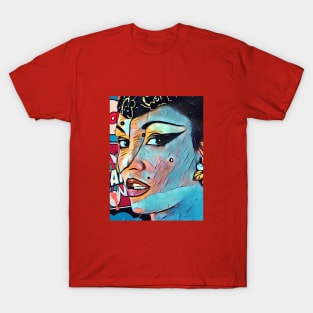 Vintage 80s Wrestling Sensational Sherri T shirt art