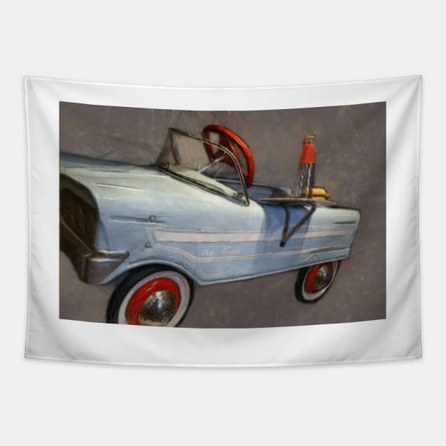 Drive In Pedal Car Tapestry by michelle1991