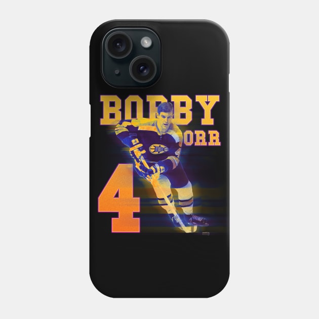 Bobby Orr 90s NHL Phone Case by Badlabs