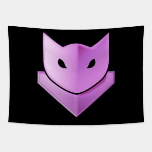 Guild Wars 2: Catmander Tag (Pink) Tapestry