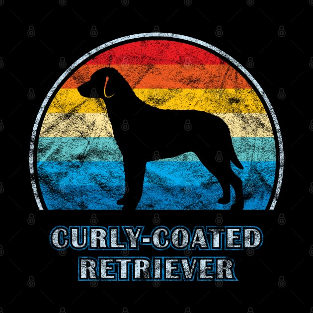 Curly-Coated Retriever Vintage Design Dog by millersye