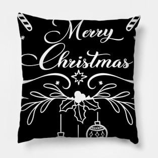 Merry Christmas T-Shirt Pillow