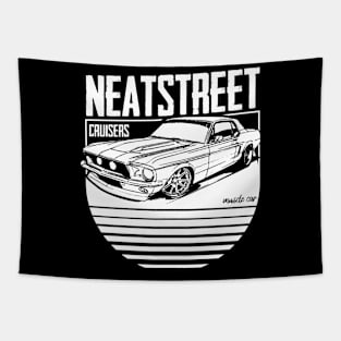 Muscle Car Tshirt Tapestry