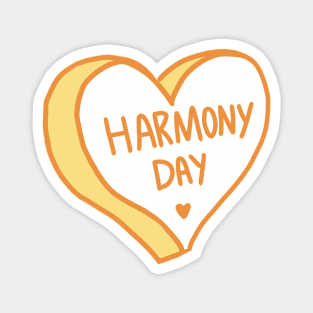 Happy Harmony Day Magnet