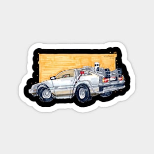 DeLorean Magnet