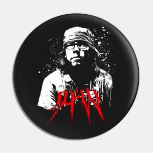 David Foster Wallace Metal Silkscreen Pin