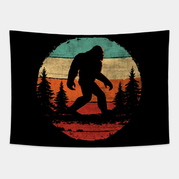 Vintage Bigfoot Gifts - Sasquatch I Believe gifts Tapestry by Dailygrind