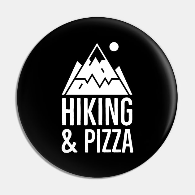 Hiking And Pizza Pin by evokearo